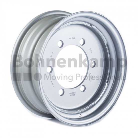 11.00X16 H2 6/161/205 A2 ET-15 SILVER RAL9006 JANTSA 2800@40 ONE PART 11160 JBS 001