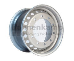 4.50X13 H2 5/67/112 E12 ET30 SILVER RA L9006 ACCURIDE 710@140 ONE PART RRA10903OE-HB0A000